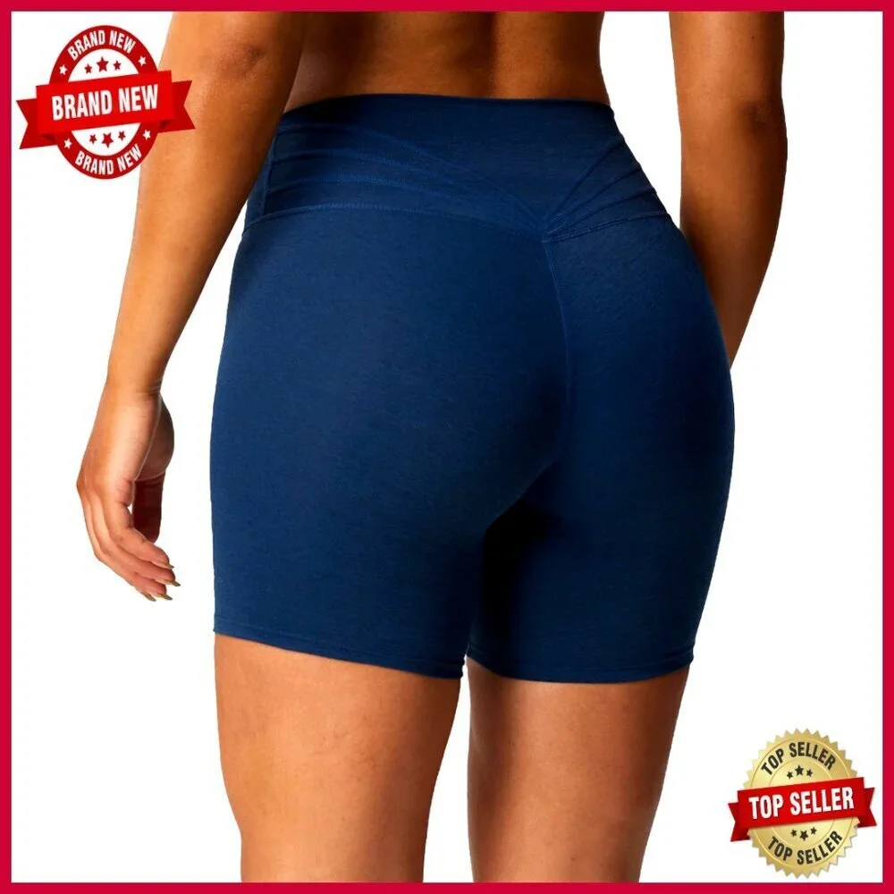 High Waisted Tummy Control Biker Shorts 6